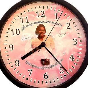 Custom Memorial Clock Set | Personalized Keepsake