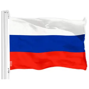 Russia (Russian) Flag 150D Printed Polyester 3x5 Ft
