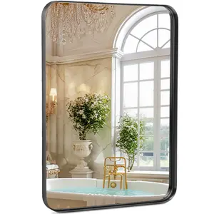 HomeSquad Bathroom Vanity Mirrors, Contemporary Ornamental, Modern Decorative for Powder Room, Family Room