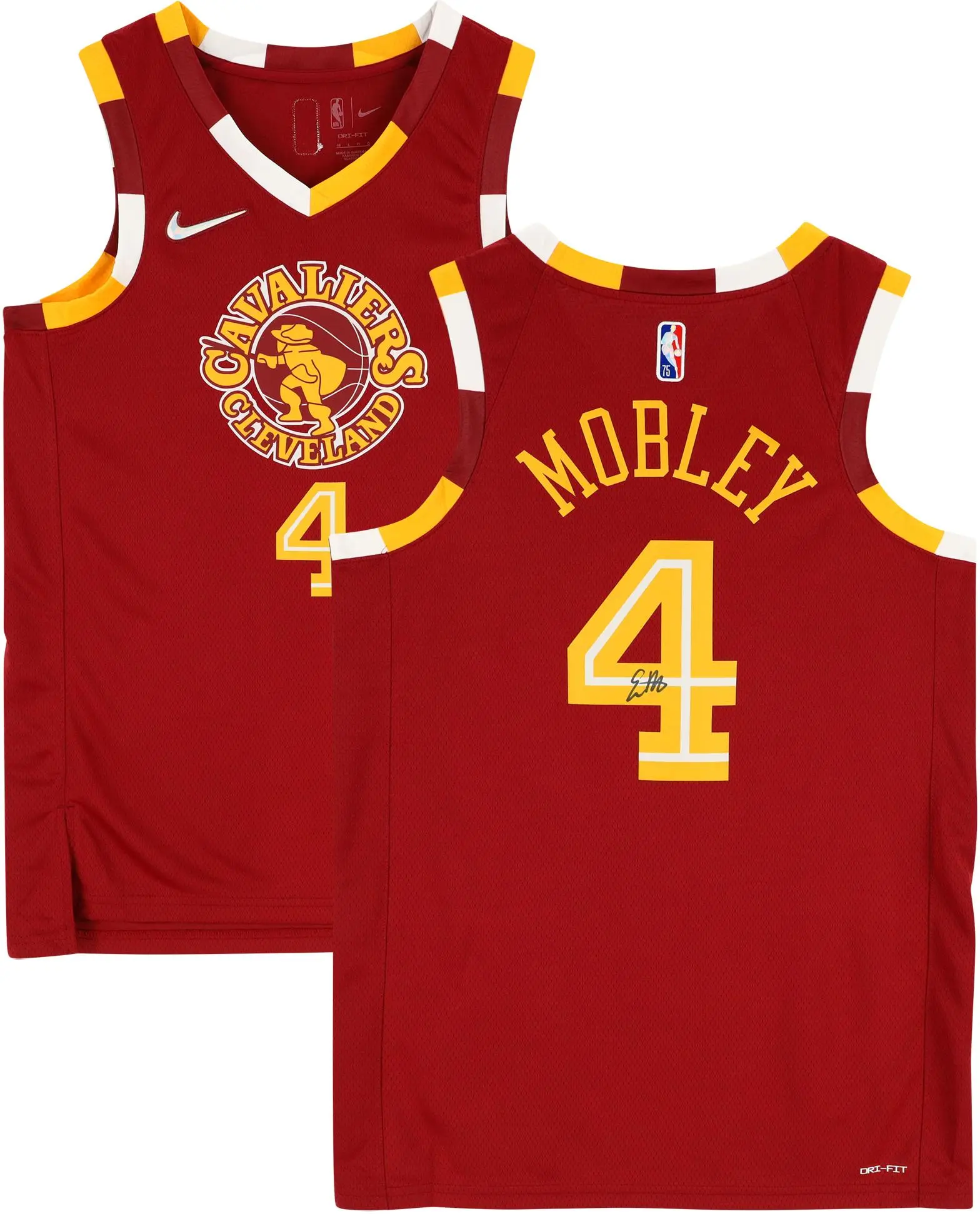 Evan Mobley Cleveland Cavaliers Autographed Red Nike 2021-2022 Mixtape Swingman Jersey - Fanatics Authentic Certified