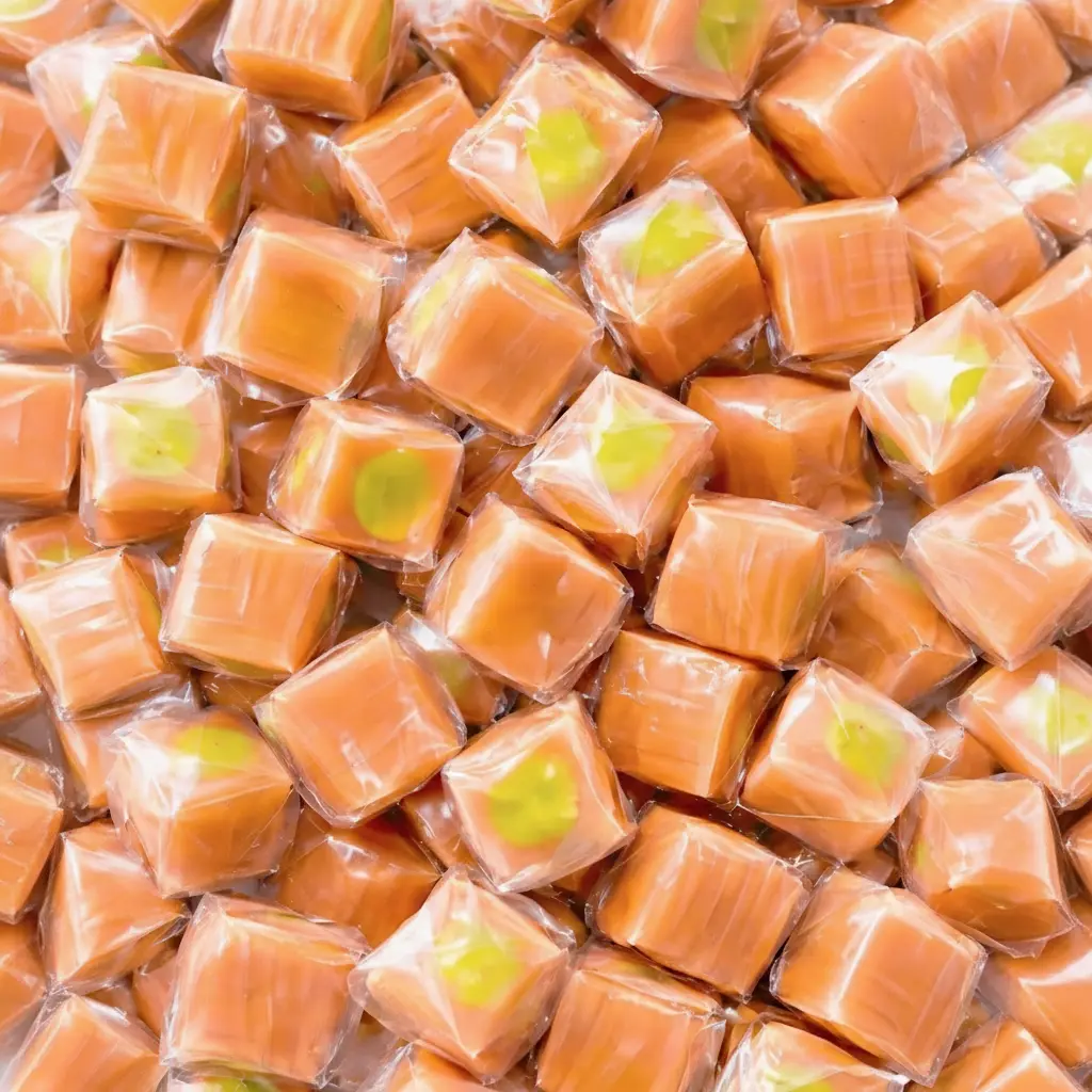 Caramel Apple Vanilla Caramel Chews Soft Chewy Individually Wrapped Candy