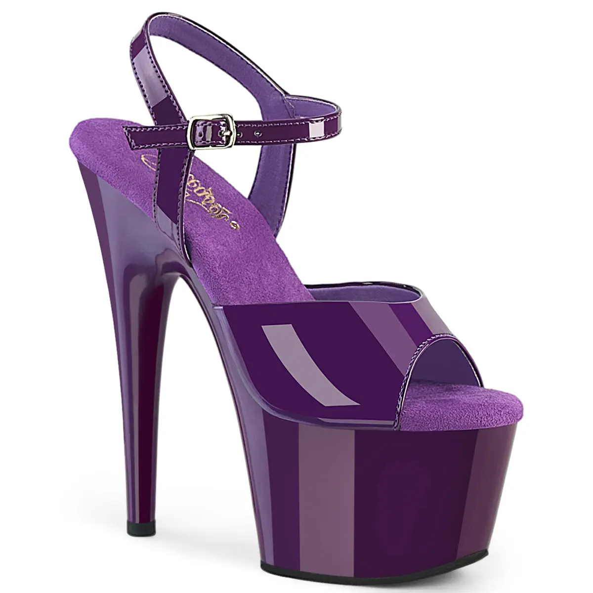 Women's Elegant Fashion High-Heel Leather Sandals - Stiletto Platform Heels Shoes, Stylish Footwear Model Adore-709, High Heels