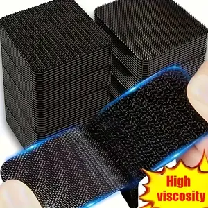 Strong Adhesive Double-Sided Velcro Tape for Sofa Cushions, Anti-Slip Foot Pad for Carpet, Invisible Adhesive Sticker for Secure Fixing