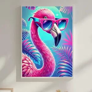 5D Diamond Painting Kit Mosaic Flamingo Animal Picture Of Rhinestones Painting Bird Cross Stitch Kits DIY Embroidery Handmade Gift Home Decoration