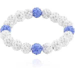 Bling Baseball Bracelet Ice Collection Bracelets for Competitive Athletes,Glitter Rhinestone Ball Bracelets for Men Inspired Sports Jewelry Accessory
