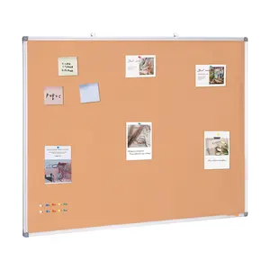48 X 36 Inch Large Cork Board For Wall Mounting, Durable Pin Board With Natural Cork Surface, Ideal Bulletin Board For School Classrooms, Offices, Home Offices, Community Centers, Announcements, Messages, Notice Display