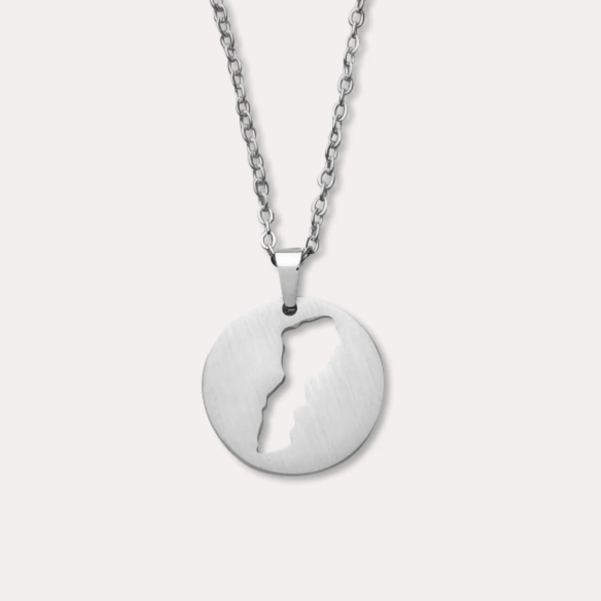 Morocco Map Necklace
