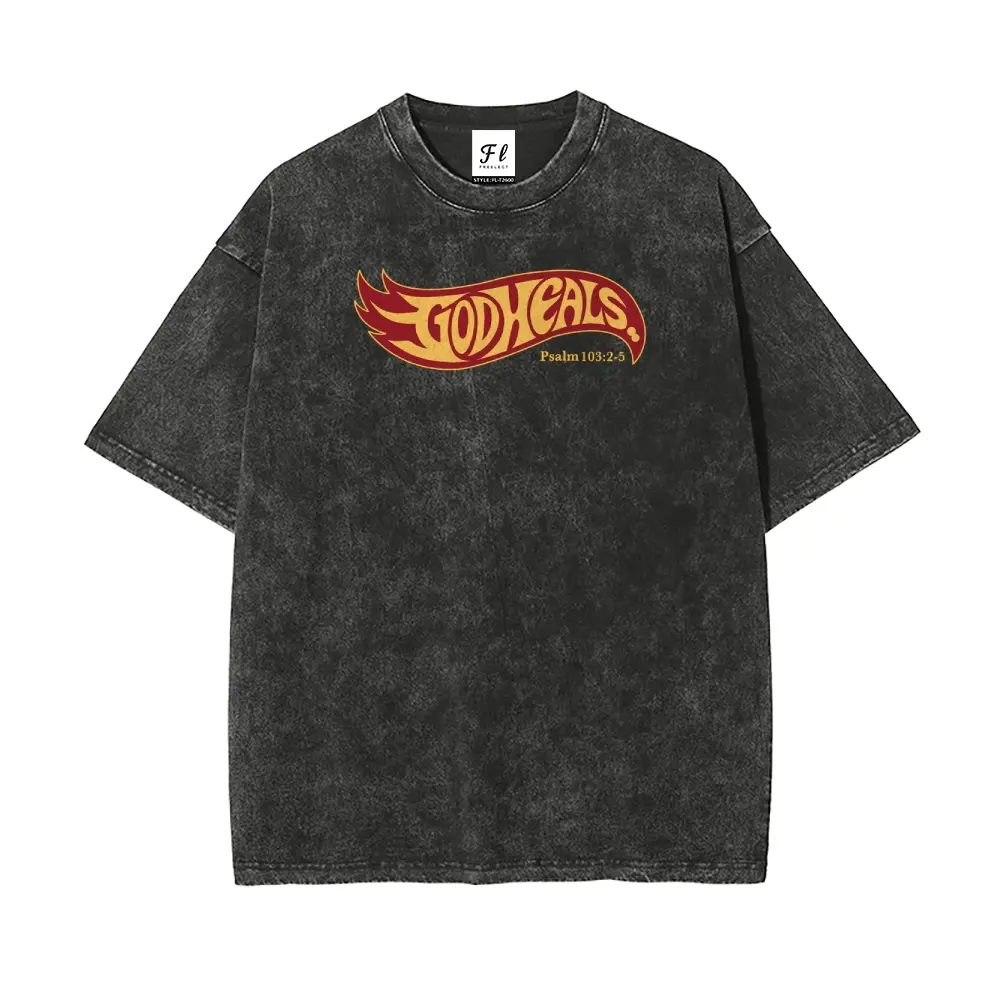 Men's Oversized Short-Sleeve Round Neck Stretch Batik Cotton Graphic T-Shirt - CODHCALS Psalm 103:2-5 Print, Pre-Shrunk Super Soft Retro Menswear Casual Streetwear Top, S-5XL Unisex Fit,summerwins,father'sdaygifts