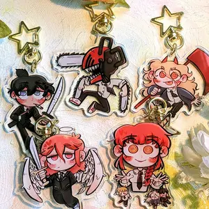 chainsaw man charms, Chainsaw Man season 2 Acrylic Keychain, CSM anime merch, Chainsaw Man 2026