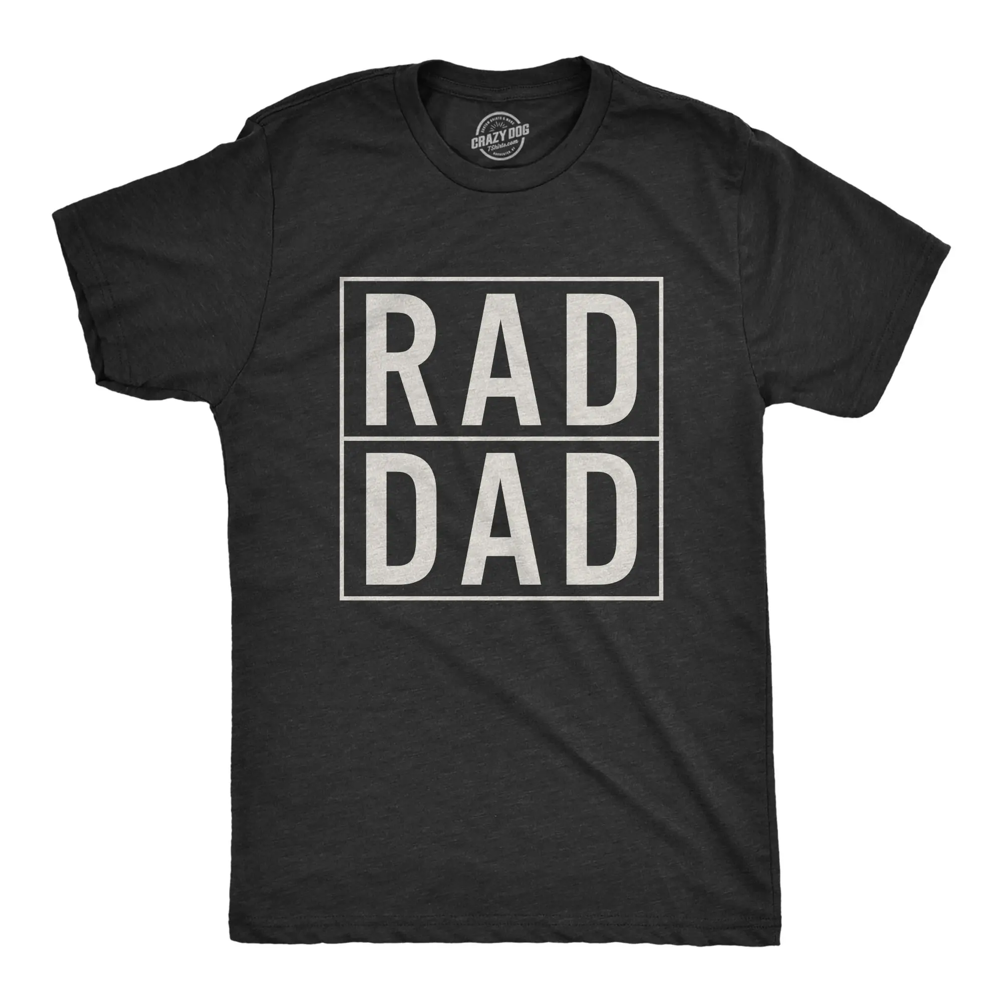 Mens Rad Dad Funny Cool Best Dad Fathers Day Family Gift T shirt for Dads Mens Funny T Shirts Cool Vintage Fashion T-Shirt Gift Classic Menswear Dad Joke Apparel for Men Novelty Tees for Guys Black
