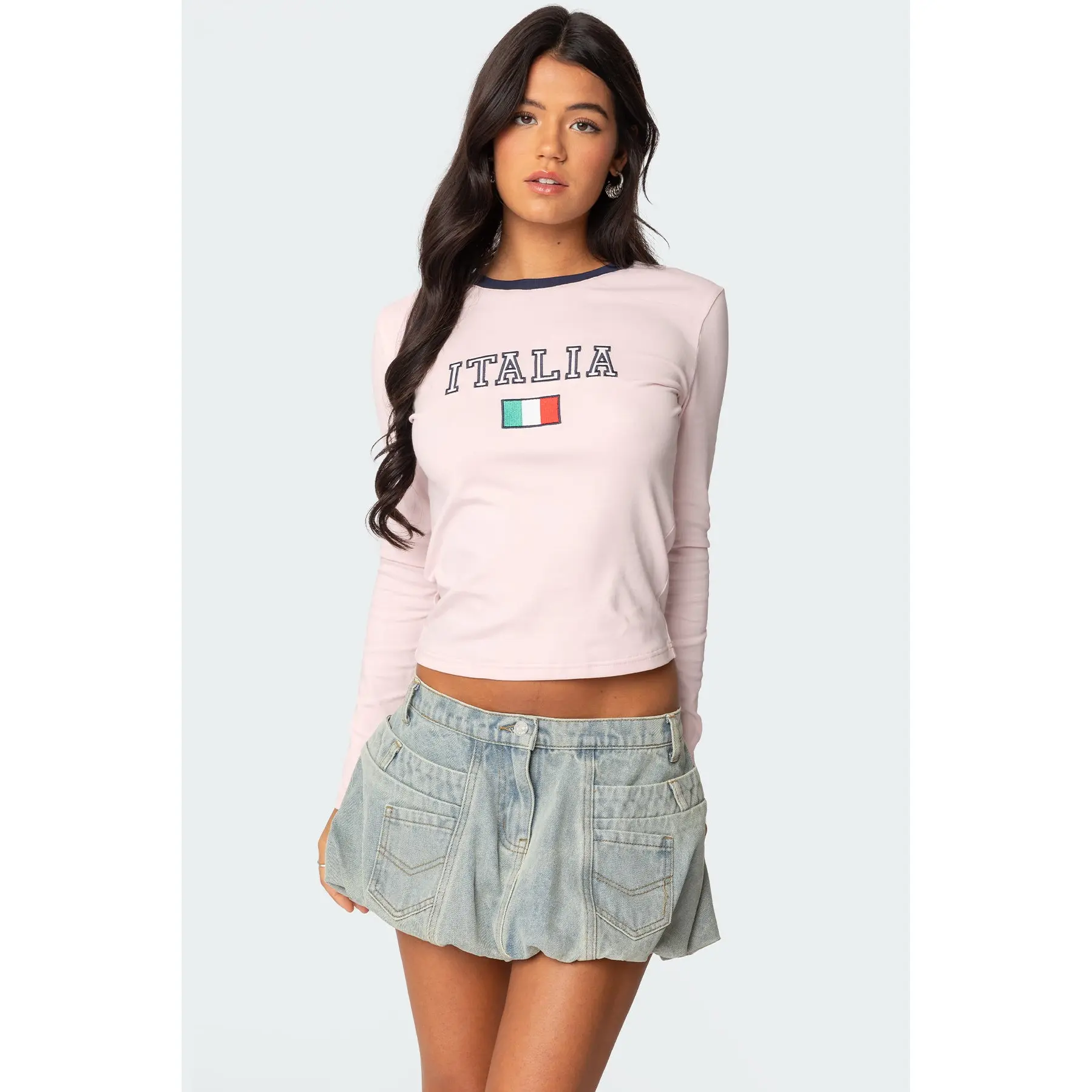 Italy Long Sleeve T Shirt