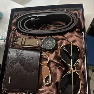 7pcs Set, High-Quality Plastic Material, Business Fashion Watch, Quartz Analog Watch, Durable & Lightweight Design, Perfect for Daily Use & Outdoor Activities, Accessories Set