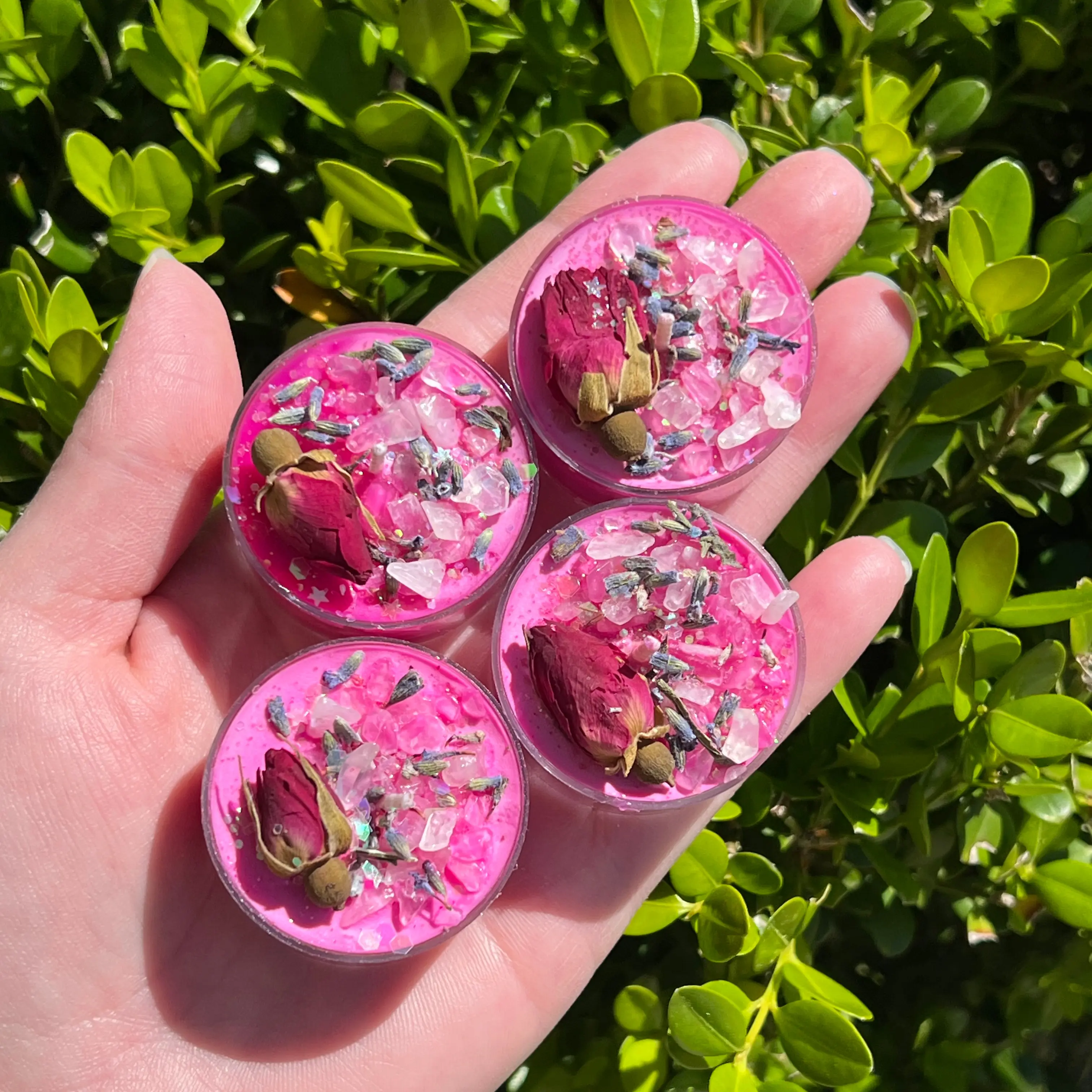 Aphrodite Self Love Spell Ritual Tea Light Pink Rose Candles Mothers Mom St Valentines Day Altar Magic Witchcraft Gift Intention Offerings