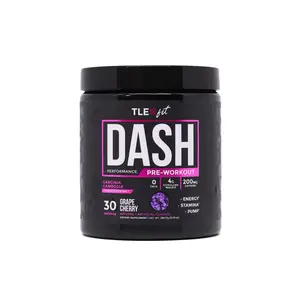 DASH Pre-Workout Fitness Supplement: GRAPE CHERRY Healthcare Dietary