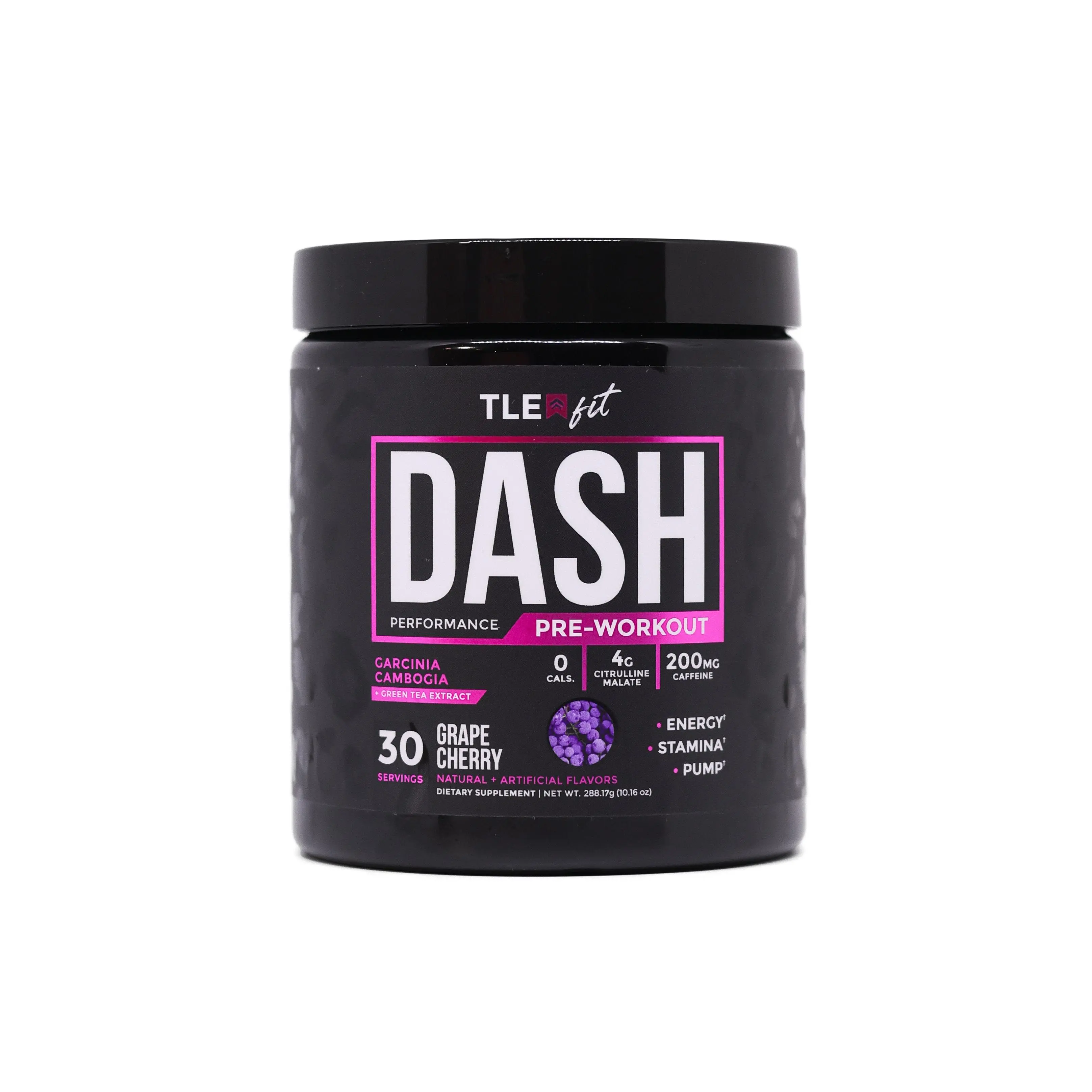 DASH Pre-Workout Fitness Supplement - Grape Cherry Edible Texture Powder with Amino & B12 Support for Dietary Health Nutrition, Pre Workout Powder, Amino Acid Powder