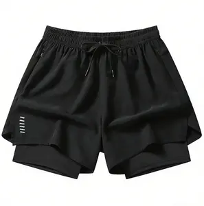Teen Boys’Summer Cool Moisture-Wicking Breathable Athletic Shorts with Inner Lining