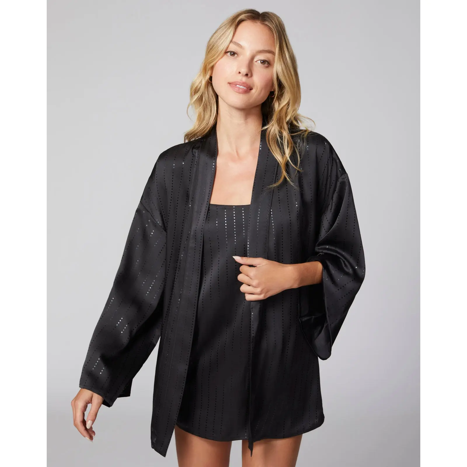 Stardust Satin Robe
