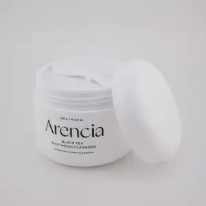 Arencia Black Tea Rice Mochi Facial Cleanser (120g) - Exfoliating, Radiance-Boosting, Sensitive Skin-Friendly, Hydrating, Nourishing Facial Cleansing Product