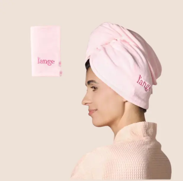 L'ANGE HAIR - Medium Microfiber Hair Wrap Towel - Lightweight Soft, Unisex, Blanket-Soft, Quick-Drying Microfibre Bathroom Essential, Lightweight Soft Towel