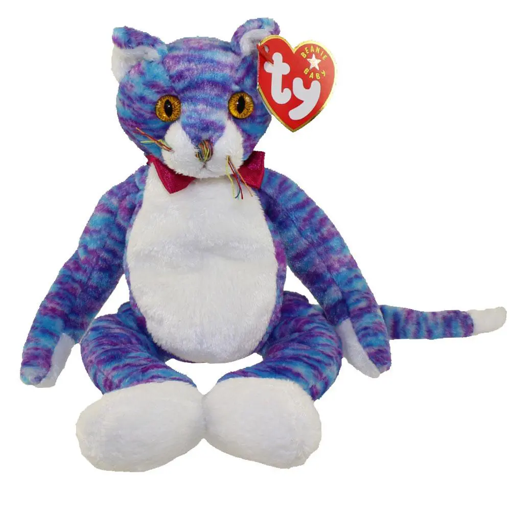 TY Beanie Baby - KOOKY the Cat (9 inch) (2000) MWMTs