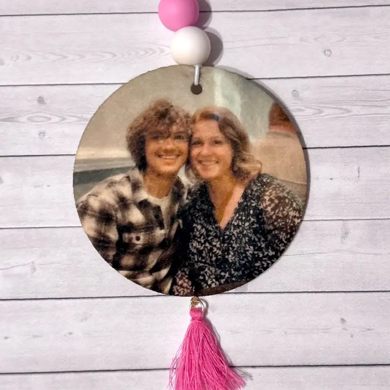 Custom Freshie | Choose Your Scent | Handmade Car Decor | Gift | Rearview Mirror Accessory | Car Charm | Add Your Photo