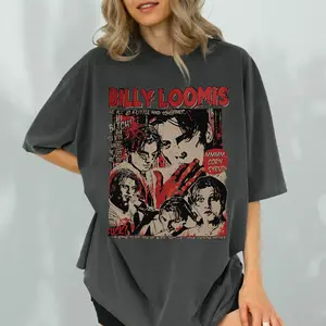 Billy Loomis Shirt, Retro Halloween Comfort Colors Shirt, Halloween Scary Movie , Scary Horror Shirt, K*ller Fan Shirt Sidney Actress