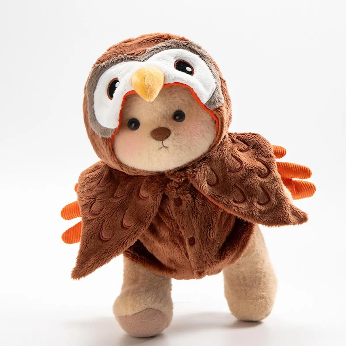 Getahug Halloween Moonlit Owl Bear - Handmade Jointed Polyester Teddy Bear Stuffed Animal Gift (Pre-sale)