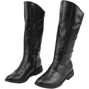 Medieval Male and Female Renaissance Pull On Mid Calf Gothic Boots Flat Jazz Boots for Renaissance Enthusiasts - Walking Shoes, Boy