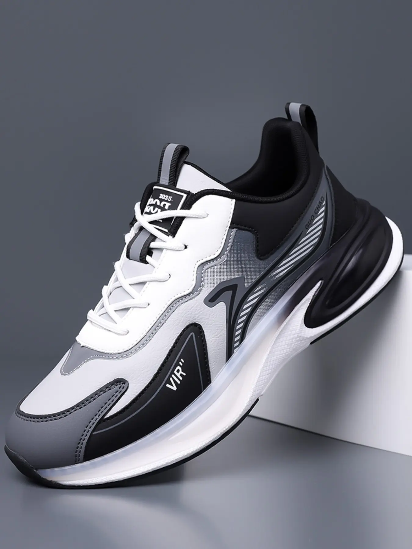 Breathable Sport Running Casual Shoes, Leather Waterproof Lightweight Travel Shoes, Comfortable Walking Sneakers for Men and Women