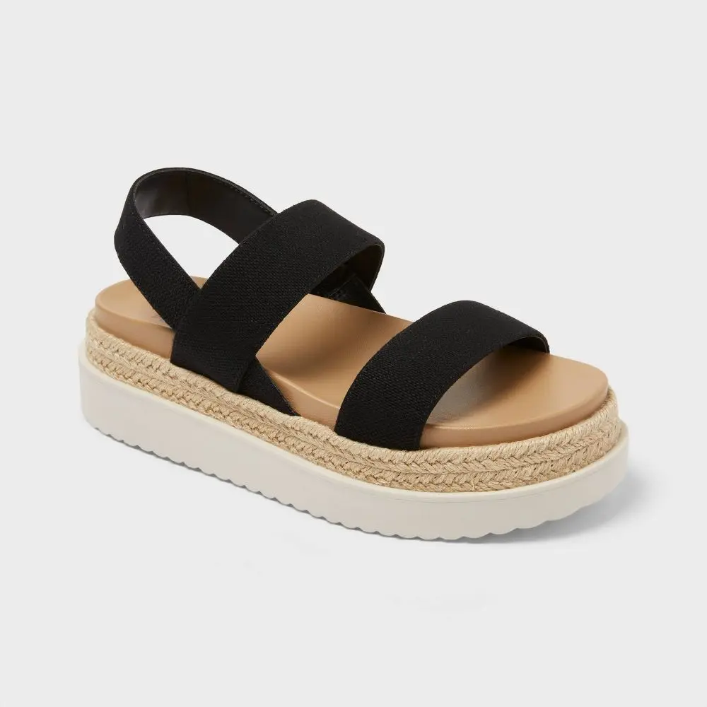 Women’s Elliot Platform Adjustable Sandals with Memory Foam Insole - Wild Fable, Women's Sandals