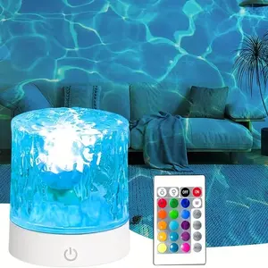 16 Color LED Projection Lamp, Aurora Projector Lamp, Valentine's Day Atmosphere Light, LED Party Light, USB Powered with Remote, Home and Bedroom Decor, Ideal Gift