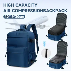 Vacuum Compression Duffel Bag, 20-Inch Suitcase, Men's & Women's Backpack, Large Capacity, Casual Style, All Seasons Use, Vacuum Compression Travel Backpack