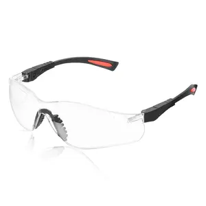 VEVOR Safety Glasses, Anti-Fog and Scratch-Resistant Clear Lens, Safety Goggles with Adjustable Length and Angle, ANSI Z87.1+ Impact-Resistant Protective Eye Goggles, for Work, Lab & Construction