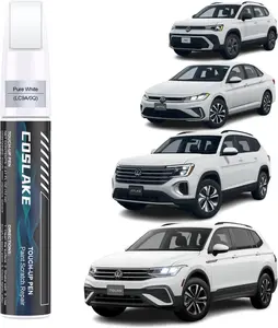 Car Touch Up Paint(Pure White(LCA/Q)) for Volkswagen, Car Paint Scratch Repair Kit, Quick & Easy Solution to Repair,  in  Scratch Remover Pen with PCS Disposable Micro Applicators