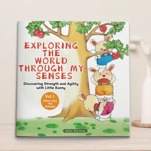 Toddler Sensory Learning Picture Book— Exploring the World Through the Senses (5 Senses Training, Early Cognition) Toddler Busy Book