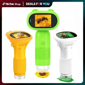 1000x electron microscope for observing plants and insects, a gift to stimulate interest and curiosity, a portable visual learning tool