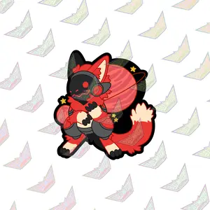 Protogen "Space" – 3” Glossy Sticker