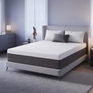 【Summervibes】10 InchMemory Foam Sponge Mattress,Medium Firm Cooling Gel Mattress, Pressure Relief Orthopedic Bed Mattress, Breathable Supportive Mattress for Single Queen King Size, Comfort Sleep Mattress No Box Spring Needed