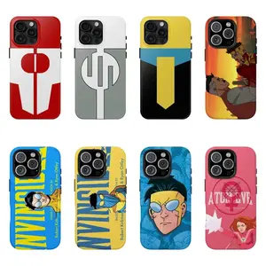 Viltrumite Conquest Mark Phone Case, Omni Man and Invincible Logo Phone Cover, Suitable for iPhone 17-11 Pro Max/Plus and  Samsung Galaxy S23-25