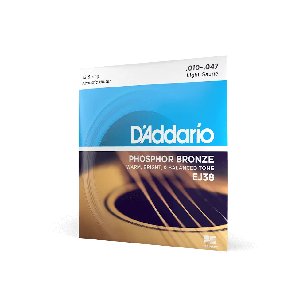 10-47 Light 12-String, Phosphor Bronze Acoustic Guitar Strings