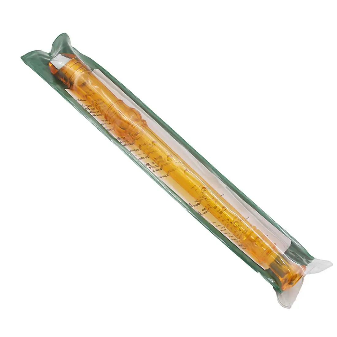 Transparent 8 Hole Recorder Flute Soprano C Key Easy Play Portable Clear Plastic Flutes Wind Musical Instrument for Beginner Student Kids Practice School Music Teaching Classroom Daily Learning