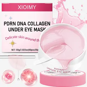 60pcs Salmon Dna Collagen Eye Mask, Brightening Eye Masks, Reduces Dark Circles, Smooths & Hydrates Skin, Brightening & Anti-Dryness, Eye Care Treatment
