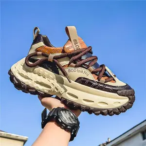 Men's Height Increasing Chunky Sneakers, Thick Sole Casual Shoes for Daily & Street