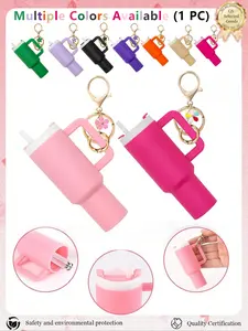 Mini Tumbler Keychain Accessories for Stanley Cup,Keychain Charms,,Purse Charms,Bag Accessories,Lipstick Storage Box,Purse Accessories,Mini Cup Keychain For Key Ring Or Lip Balm,Keychain Bag Pendant,Keychain For Bags