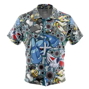 Steel Type Pokemon Hawaiian Shirt | Cool Summer Anime Vibes for Men & Fans