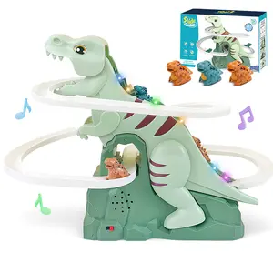 A set of dinosaur track stair climbing toys for children's birthday gifts