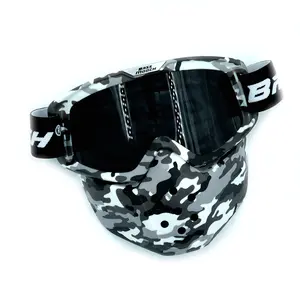 M5 Tournament Face Mask Gray Camo - Durable Design for Versatile Use