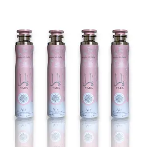 Lattafa Perfumes | Yara Air Freshener - 4 Pack Bundle - 300 ML Per Bottle - Floral - Fruity - Woody Scent Home Fragrances Aroma
