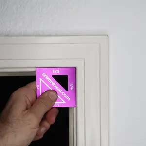 1/4" & 3/16 Trim Reveal Tool for Doors and Windows - engraved - Trim Molding Spacer/Reveal - Ships directly from California.