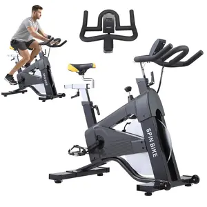 Garvee Exercise Bike for Home and Commercial Use, Indoor Cycling Stationary Bike with Quiet Magnetic Resistance, Comfortable Adjustable Seat, Digital Display, and High Weight Capacity up to 330LB